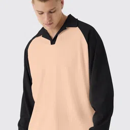JUMPCUTS Men Colourblocked Sweatshirt-picture-29