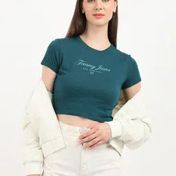 Tommy Hilfiger Women Printed Extended Sleeves T-shirt-picture-20