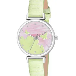 THE SHOPOHOLIC Women Dial & Leather Straps Analogue Watch AB64-GREEN-picture-10