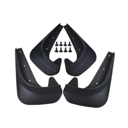 Automoto Cup Type Mud Flaps Splash Guard Front & Rear for Mahindra Kuv100 All Models (Set of 4) image 2