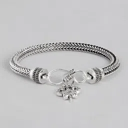 EL REGALO Men Silver-Toned Ring Bracelet-picture-36