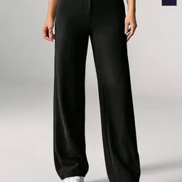 KERI PERRY Women Pack Of 2 Relaxed Straight Leg High-Rise Trousers-picture-35