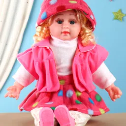 KiddyBuddy Poem Baby Doll Pink- Height 31 cm-image-48
