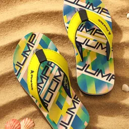 Pine Kids Slip On Flip Flops with Text Print - Blue-picture-17