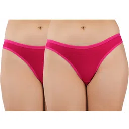 ORLIZEA Pack of 2 Women Low-Rise Cotton Blend Thongs-picture-24