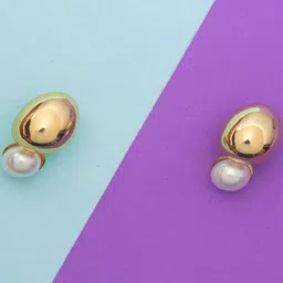 Jewelz Women Gold-Plated Studs Earrings-image-55