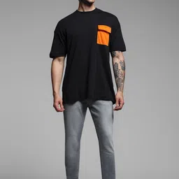 Jack & Jones Men Relaxed Fit Low-Rise Heavy Fade Stretchable Jeans image 4