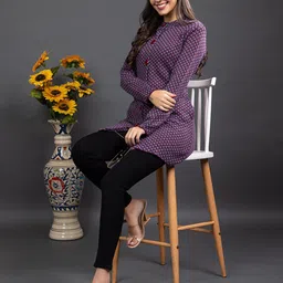 Anouk Women Checked Cardigan-image-58