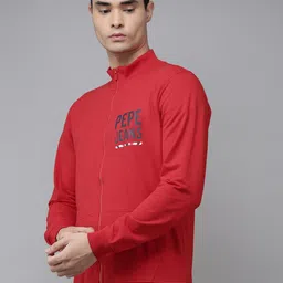 Pepe Jeans Men Red Printed Sweatshirt image 2