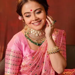 RUNAYA NX Ethnic Motifs Printed Pure Silk Banarasi Saree image 3