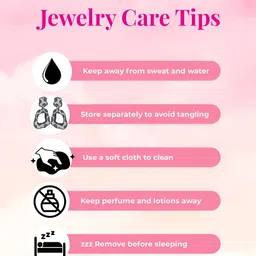 ToniQ Gold-Plated Artificial Stones Studded & Pearls Beaded Statement Necklace image 5