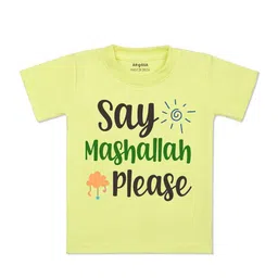 Arvesa Kids Typography Printed Short Sleeves T-shirt-picture-29