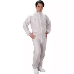 Monotaro Hooded Coverall Polypropylene White M Size, 49832256 (Pack of 2 Piece)-image-47