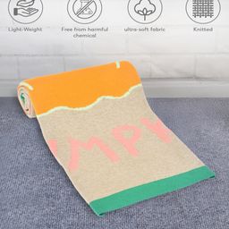 Mi Arcus Mini Me Pumpkin Print Blanket- Multicolor-picture-21