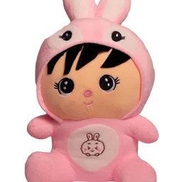 Kids Wonders Rabbit Doll Light Pink - Height 36 cm-image-24