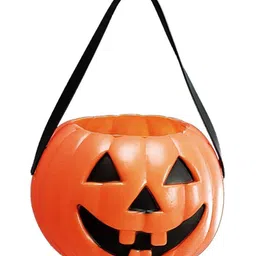 Kaku Fancy Dresses Halloween Theme Medium Pumpkin Baskets - Orange-picture-14