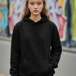 BENNY BROOKS Graphic Printed Hooded Pullover Sweatshirt image 3