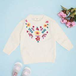 Pantaloons Baby Girls Round Neck Long Sleeves Floral Pullover-picture-17