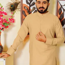 Archittam Men Cotton Wool Kurtas image 3