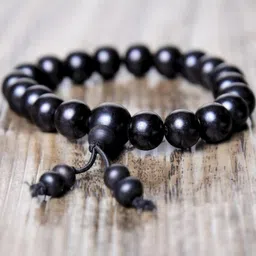 Divine souvenirs Unisex Wooden Crystals Beaded Elasticated Bracelet-picture-24