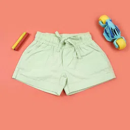 V-Mart Girls Solid Poplin Shorts-image-24
