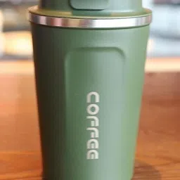 Style Homez Green Stainless Steel Double Wall Vacuum Water Bottle-380 ml image 2