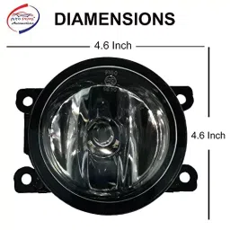 Auto Pearl Car Fog Lamp Light Compatible For Maruti Suzuki Ritz (Set of 2 Pcs) image 4