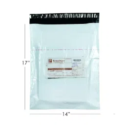 jflexy packaging Jflexy (14X17+2 inch) 51 Micron With Pod Plain Packaging Courier Bag Pack of 500-picture-18
