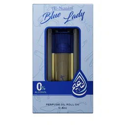 Al-Nuaim Set Of 4 Blue Lady Long Lasting Attar - 6 ml Each image 4