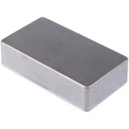 RS PRO Silver Die Cast Aluminium Enclosure Silver Lid 114.5 x 63.6 x 30.3 mm image 4