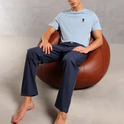 U.S. Polo Assn. Men Pure Cotton Straight-Leg T-Shirt & Pyjamas-picture-21