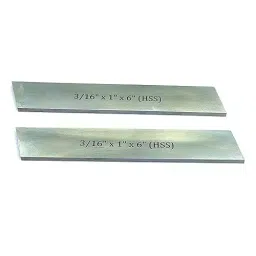 A.D INTERNATIONAL HSS M2 Blade with 6 inch (152.4 mm) Length x 1 inch (25.4 mm) Width x 3/16 inch (4.7 mm) Thickness for Lathe Parting Cut Off Tool, BX-XUJ9-VO69 (Pack of 2) image 2