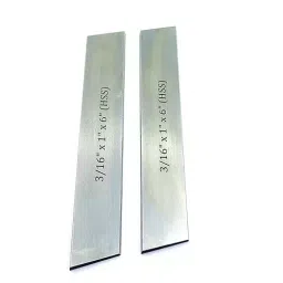 A.D INTERNATIONAL HSS M2 Blade with 6 inch (152.4 mm) Length x 1 inch (25.4 mm) Width x 3/16 inch (4.7 mm) Thickness for Lathe Parting Cut Off Tool, BX-XUJ9-VO69 (Pack of 2) image 3