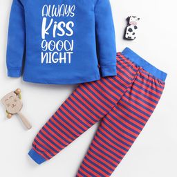 Here&Now X Game Begins Girls Printed Pure Cotton T-shirt With Joggers-picture-35