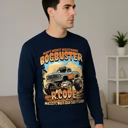 R.Code by The Roadster Life Co. Men Printed Sweatshirt-picture-33