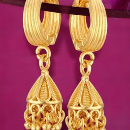 VIVASTRI Women Gold-Plated Alloy Earrings-picture-12