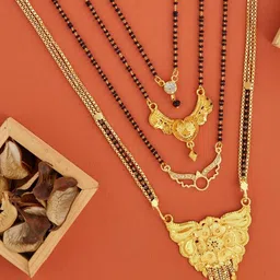 Bhanu diam Women Gold Mangalsutra-image-26