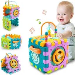bd store Educational Learning Cube with Music Activity Center Play Square Musical Toys-picture-14