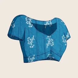 Durga Textile Ethnic Motifs Printed Saree With Blouse Piece image 5