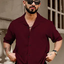 Molimen Men Classic TexturedCasual Shirt-picture-22