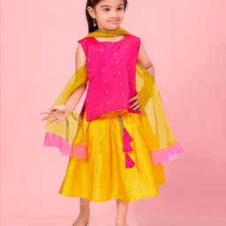 BAESD Girls Ready to Wear Lehenga & Blouse With Dupatta-picture-56