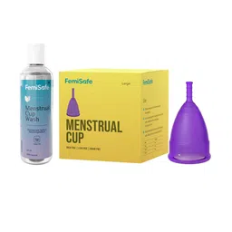 FEMISAFE Set Of 2 Menstrual Cup Wash & Leakproof Menstrual Cup- L-image-10