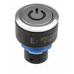 RS PRO Illuminated Push Button Switch Panel Mount 22.2 mm Cutout SPDT White LED 250 V AC, 1758251 image 3