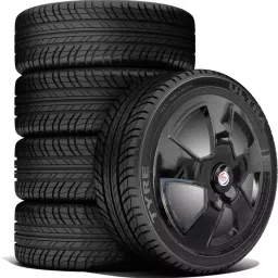 Auto Pearl ScB06_R17 431.8 mm (17 Inch) Press Type Wheel Hubcap with Retention Ring Glossy Black Wheel Cover for MAHINDRA XUV 50017 cm image 3