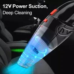 MECRAAF Handheld Car Vacuum Cleaner Kit 12 V 340 ml Capacity 4.2 m Length Black, DC VAC image 3