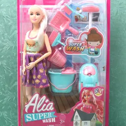 KV Impex  Fully Moveable Alia Doll with Accessories - Height 29.5 cm-image-32