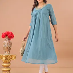 Sashay Boutique Women Embroidered A-Line Kurta-picture-18