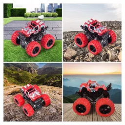 OPINA Mini Monster Friction Stunt Car Pack of 1- (Color May Vary) image 2