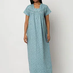 Juliet Women Printed Maxi Nightdress-image-33