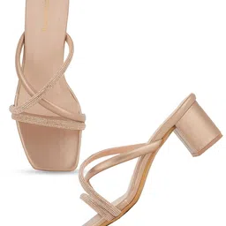 DressBerry Party Block Sandals image 2